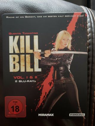 Kill Bill Vols.  1 & 2 Steelbook (region B/region Players Only) Mint/rare