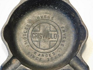 RARE GRISWOLD 00 570A DOUBLE GRISWOLD ADVERTISING MINI SKILLET ASH TRAY 3