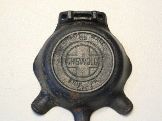 RARE GRISWOLD 00 570A DOUBLE GRISWOLD ADVERTISING MINI SKILLET ASH TRAY 5