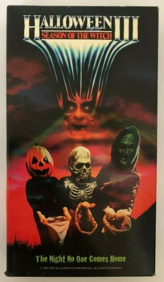 Halloween Iii Season Of The Witch Rare & Oop Horror Movie Goodtimes Video Vhs