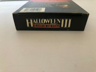 Halloween III Season Of The Witch Rare & OOP Horror Movie Goodtimes Video VHS 4