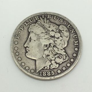 1885 Cc Morgan Silver Dollar Coin Carson City Rare