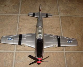 Rare Wwii P - 51 Mustang 1/32 1999 Sounds Lights Rare Fighter Airplane.  Sears?