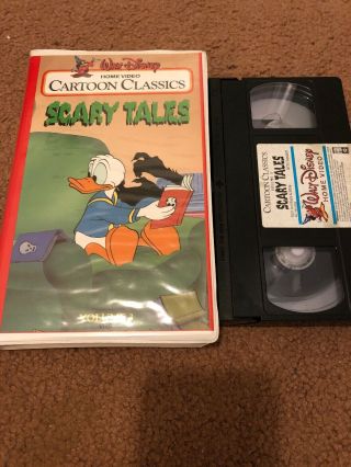 Disney - Cartoon Classics: Scary Tales Vol 3 VHS (White Clam Shell) Rare/HTF 4