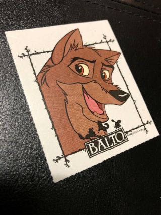 Balto 1995 Amblin Universal Cartoon Promo Sticker - Rare