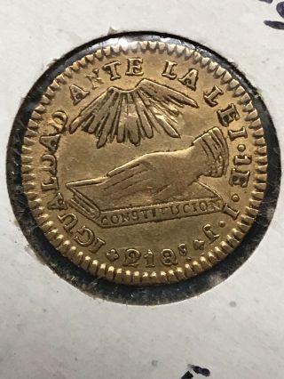 1838 Rare Chile One Escudo Gold Coin