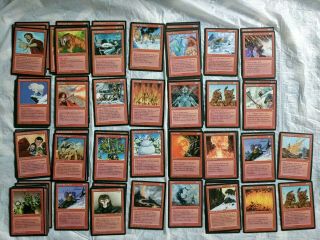 412 Ice Age Ed MTG,  Vintage Magic the Gathering,  95 - 96.  Rare and Uncommon Cards 7