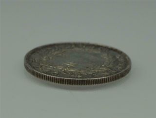 Rare British 1840 Victoria East India Company Silver One Rupee Coin 3