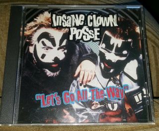 Insane Clown Posse - Lets Go All The Way Rare 1trk Rap Promo Single I.  C.  P.