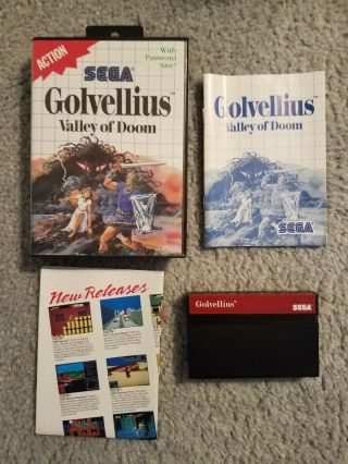 Golvellius: Valley Of Doom (sega Master,  1988) Cib Rare Whaaaaaaaaa?