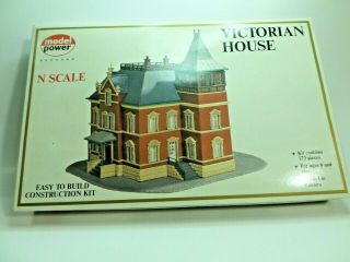 Model Power N Scale Victorian House No.  1526 Molded In 9 Colors Rare