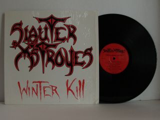 Slauter Xstroyes Winter Kill Lp 1997 Reissue Us Monster Limited 500 Copies Rare