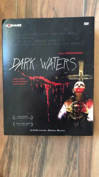 Dark Waters Dvd Deluxe Edition W/ Stone Amulet (noshame) Rare & Oop