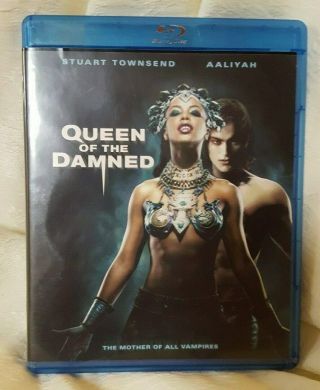 The Queen Of The Damned (blu - Ray) Rare,  Oop Open/mint