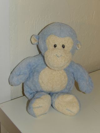 Rare Ty 2007 Blue Plush Dangles Monkey Lovey Pluffies (86)