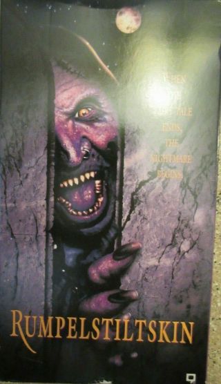 Rumpelstiltskin (vhs,  1996) Rare Horror / Case
