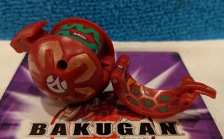 Bakugan Serpenoid Red Pyrus B1 Classic 540g & Game Cards
