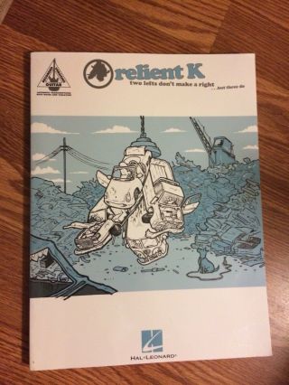 Relient K Two Lefts Don’t Make A Right Guitar Tab Music Book Rare 13 Songs Hal L