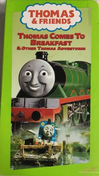 Thomas The Tank Engine - Thomas Comes To Breakfast (vhs,  1998) - Rare Vintage