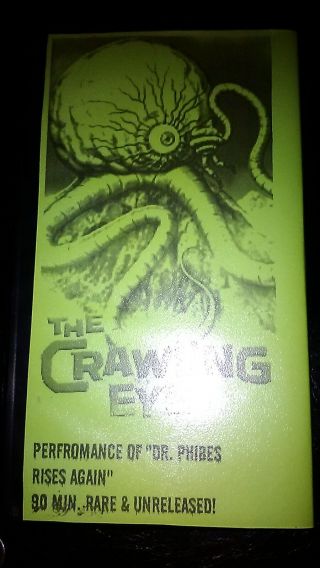 MISFITS Chiller Theater Fiend Club Show VHS The Crawling Eye Horror punk RARE 2