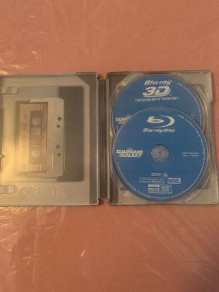 Guardians of the Galaxy 3D/2D Blu - ray Steelbook (Best Buy Exclusive) Marvel Rare 2
