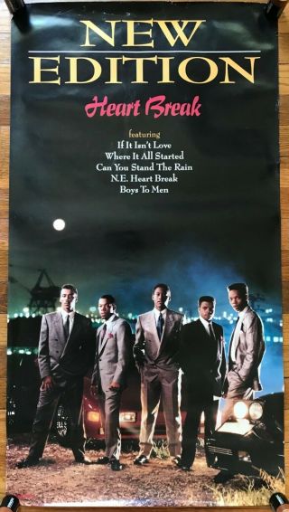 Edition Heart Break Rare Promo Poster 1988