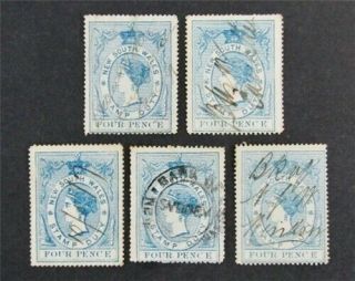 Nystamps British Australian States South Wales Stamp Unlisted Rare