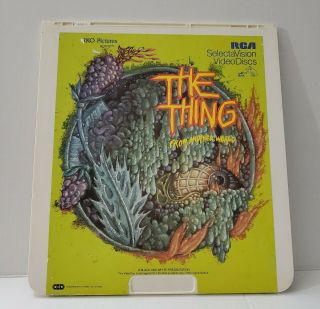 The Thing From Another World Ced Videodisc - Ultra Rare Horror