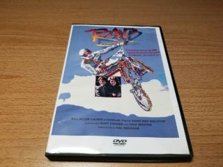 Rad Bmx Movie 1986 Bill Allen Laurie Loughlin,  Rare & Out Of Print Pre - Owned Dvd