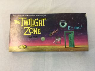Rare Vintage 1964 The Twilight Zone Board Game Ideal Complete Hard To Find