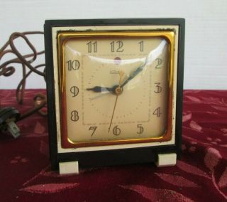 Vintage Telechron Clock - Model 7f65 - " Deputy " Bakelite - Rare