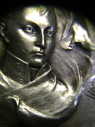 Rare Silver Medallion General San Martin - 1820 - 20 junio 1920 - 85 grams 5