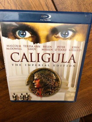 Caligula (blu - Ray Disc,  2008,  2 - Disc Set,  Imperial Edition) Rare