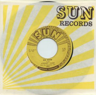 Hear - Rare Country 45 - Johnny Cash & Tennessee Two - Big River - Sun Records