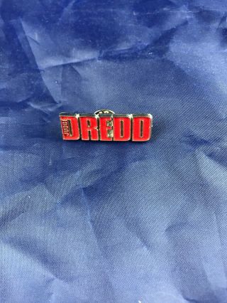 Judge Dredd Movie Promotional Pin.  Rare Ships Fast