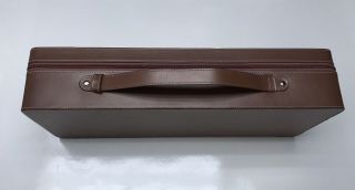 RARE INVICTA 16 Slot Watch Display Case IPM144 Brown Collector Leatherette 6