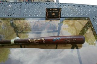 Rare Ip Signed Seattle Mariners Kyle Seager Autographed Game Bat Proof