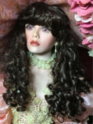 Limited Edition Rustie 42 " Porcelain Doll " Shenandoah " Pink Dress 781/2000 Rare