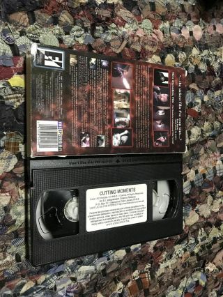 CUTTING MOMENTS HORROR SOV SLASHER BIG BOX SLIP RARE OOP VHS 2