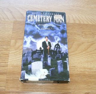 Cemetery Man Vhs Horror Comedy Zombies Michele Soavi Rupert Everett Rare 1996
