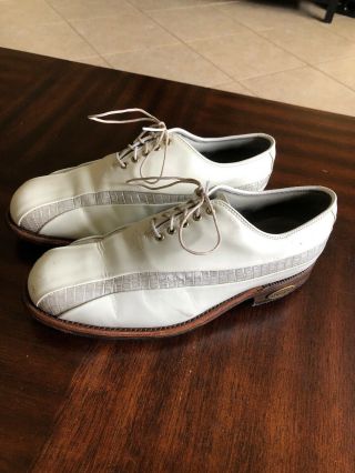 Footjoy Premiere Classics Dry 8.  5 D Mens Leather Golf Shoes 50730 Rare Retired