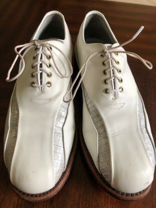 Footjoy Premiere Classics Dry 8.  5 D mens leather golf shoes 50730 Rare Retired 3