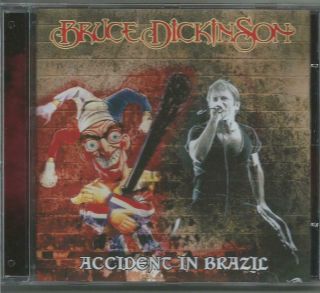 Bruce Dickinson Accident In Brazil Cd 1997 Ultra Rare Iron Maiden Powerslave