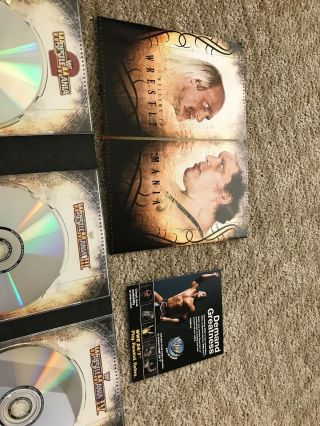 WWE - Wrestlemania Anthology: Vol.  1 (DVD,  2005,  5 - Disc Set) EXTREMELY RARE 1 - 5 4