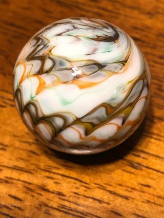 Charles Gibson Contemporary Snakeskin Multi Colored Marble Rare 1.  28