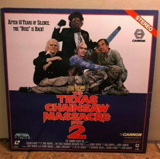 The Texas Chainsaw Massacre 2 (laserdisc) Media Video Rare Ld