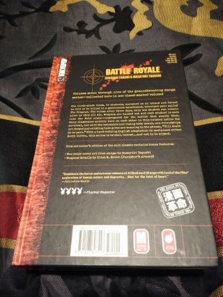 Battle Royale Ultimate Edition Volume 3 LIMITED EDITION AND OUT OF PRINT,  RARE 2