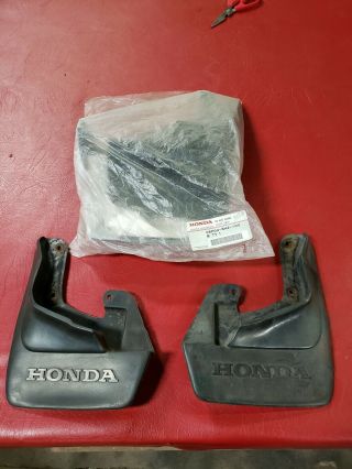 Rare Honda Crx Front And Rear Mudguards.