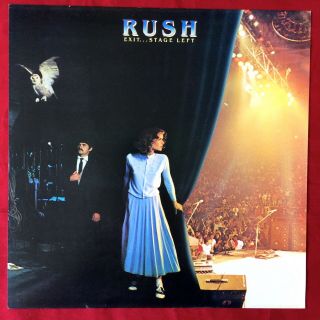 Rare Rush: " Exit…stage Left " Promo Album Flat Wall Display 12 " X 12” Poster