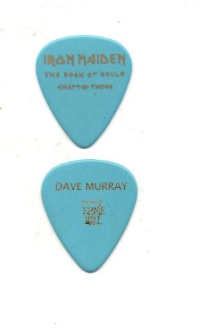 (( (iron Maiden)) ) Dave Murray Guitar Pick Picks Plectrum Very Rare 02